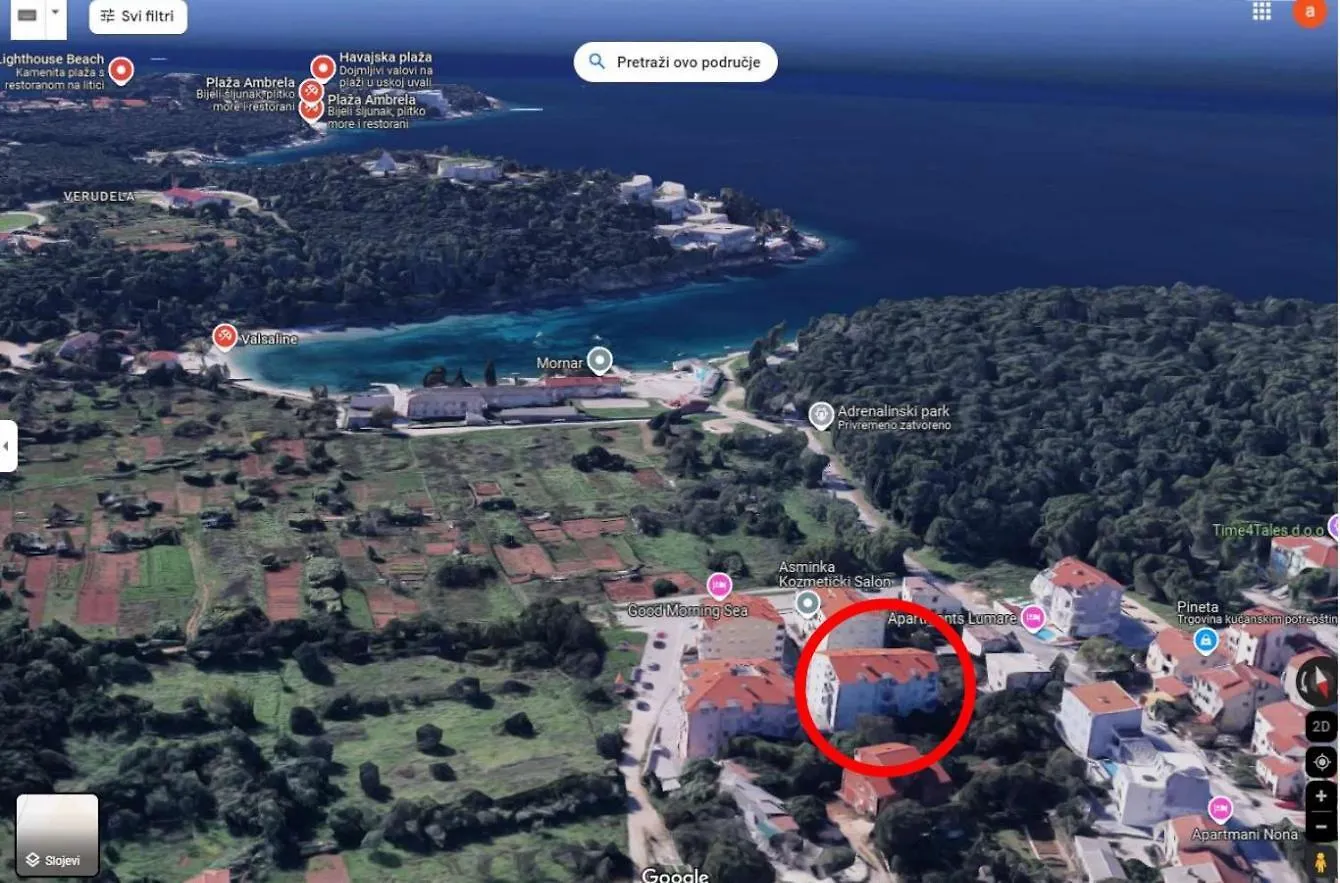 Lungomare Pula Apartment Croatia